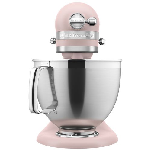 KitchenAid Artisan Tilt-Head Stand Mixer with Premium Accessory Pack - 5Qt - 325-Watt - Feathered Pink - Image 2
