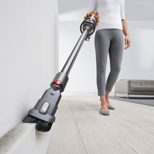 Dyson V15 Detect Cordless Stick Vacuum - Yellow/Nickel - Image 3