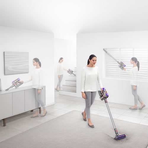 Dyson V7 Advanced Cordless Stick Vacuum - Silver - Image 2