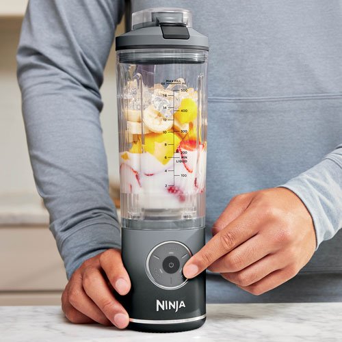 Ninja Blast Max 650ml/22oz Portable Blender - Grey - Image 3